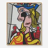 Richard Pettibone, Roy Lichtenstein, Woman with Flowered Hat, 1963