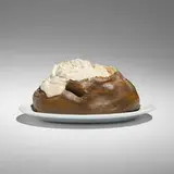 Claes Oldenburg, Baked Potato, 1966, cast resin painted with acrylic, Shenango china dish