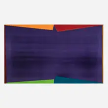 Larry Zox, Hartwick, 1972, acrylic on canvas