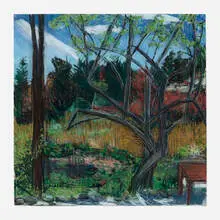 Jennifer Bartlett, October, Amagansett #9, 2002, pastel on paper