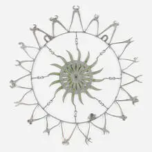 Bob Dylan, Ironwork Wall Hanging X, c. 2013, welded iron