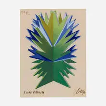 Giacomo Balla, Fiore Futurista No. 6, 1916, watercolor on paper