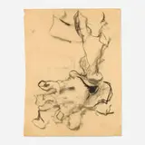 Willem de Kooning, Untitled, c. 1968, charcoal on paper