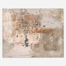 Sandra Blow, Untitled, 1957, mixed media on Masonite