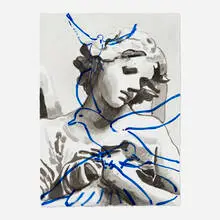 David Salle, Untitled, 1998, watercolor on paper