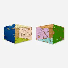 Ronald Davis, Pink Mirror (from the Eye Level series), 1969, polyester resin and fiberglass in two parts