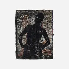 Felipe Baeza, Untitled, ink, collage, and mixed media on paper