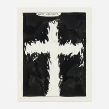 No Title (West Germany) by Raymond Pettibon, 1986, ink on paper, sold Jul 2026