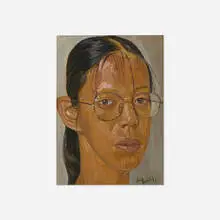 Liu Xiaodong, Untitled, 1991, oil on canvas