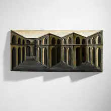 Patrick Hughes, Archestra, 1998, bronze