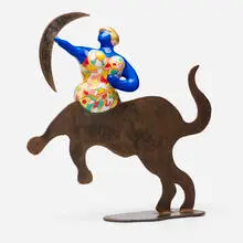 Niki de Saint Phalle, Sagittaire, 1993, steel, painted polyester resin, glazed ceramic