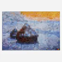 Vik Muniz, After Claude Monet from Pictures of Color, 2001, chromogenic print mounted to aluminum