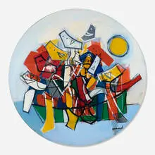 Robert Goodnough, Abduction by Boat, 1963, oil on canvas