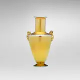 Tiffany Studios, Vase, c. 1913, hand-blown and applied Favrile glass