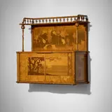 Émile Gallé, Aux Pavots wall-hanging cabinet