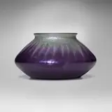 Marie Kirschner for Loetz, Large Flamarion vase, c. 1907, hand-blown glass
