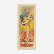 Jules Chéret, Les Coulisses de l'Opéra au Musée Grévin (from Les Maîtres de l’Affiche), 1896, lithograph in colors