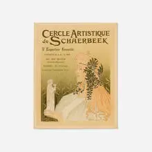 Cercle Artistique de Schaerbeek (from Les Maîtres de l'Affiche) by Henri Privat-Livemont, 1897, lithograph in colors, sold Jul 2026