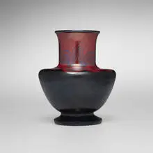 Tiffany Studios, Decorated vase, c. 1914-1915, hand-blown Favrile glass