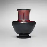 Tiffany Studios, Decorated vase, c. 1914-1915, hand-blown Favrile glass