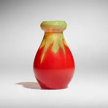 Tiffany Studios, Decorated vase, c. 1915, hand-blown Favrile glass
