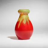 Tiffany Studios, Decorated vase, c. 1915, hand-blown Favrile glass