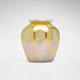 Tiffany Studios, Cabinet vase, c. 1900-1903, hand-blown Favrile glass