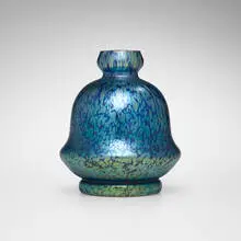 Loetz, Papillon vase, c. 1900, hand-blown glass