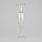 Tiffany & Co., Tall vase with scrolling tendrils, sterling silver
