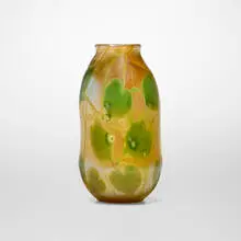 Tiffany Studios, Millefiori Leaf and Vine vase, c. 1900-1903, hand-blown Favrile glass