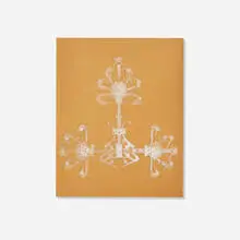 René Lalique, Sketch for a decorative motif of thistles, c. 1905, gouache and watercolor on BFK Rives paper
