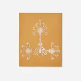 René Lalique, Sketch for a decorative motif of thistles, c. 1905, gouache and watercolor on BFK Rives paper