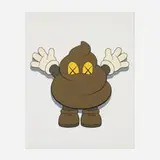 Kaws, WARM REGARDS (from the Beautiful Losers portfolio), 2005, letterpress in colors on Somerset Velvet
