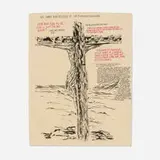 Raymond Pettibon, No Title (We want him...), 2003, ink and pencil on paper