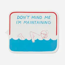 Steve Powers, Don't Mind Me, 2003, enamel on aluminum
