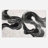 David Ellis, OH Superman Studies, 2008, collage with black gesso and enamel on panel