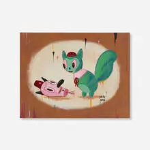 Gary Baseman, Nuts to Toby, 2005, acrylic on panel