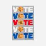 Jonas Wood, VOTE, 2018, screenprint in colors on Coventry Rag