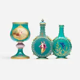 Royal Worcester, Collection of three Early works
