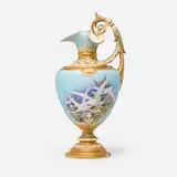 Royal Worcester, Large ewer with swans and grass