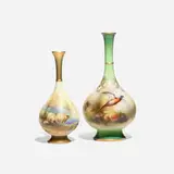 Royal Worcester, Bottle vases, set of two