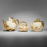 Royal Worcester, Collection of three teapots