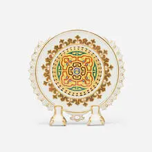 Royal Worcester, Vase with cloisonné-style decoration, c. 1885, glazed and gilt porcelain