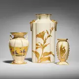Royal Worcester, Collection of three vases