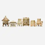 Royal Worcester, Collection of six Asian-influenced wares