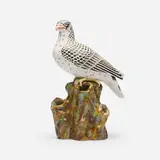 Royal Worcester, White falcon vase