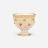 George Owen for Royal Worcester, Jeweled, reticulated and double-walled chalice