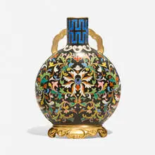 Royal Worcester, Chinoiserie moon flask