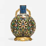 Royal Worcester, Chinoiserie moon flask