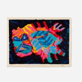 Karel Appel, Devil Cat (from Cats portfolio), 1978, screenprint in colors on Japon